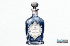 Luxury Vintage Bottle PNG Clipart Product Image 1