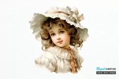 Victorian Little Girl PNG Clipart Product Image 1