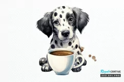 Dog Love Coffee PNG Clipart Product Image 1