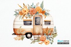 Watercolor Caravan Sublimation PNG Clipart Product Image 1