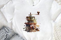 Watercolor Coffee Mill PNG Clipart Product Image 2