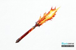 Big Watercolor Halloween PNG Clipart Product Image 1