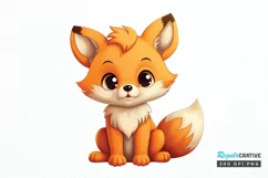 Woodland Baby Animals PNG Clipart Product Image 1