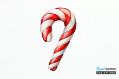 Cute Christmas Watercolor PNG Clipart Product Image 1