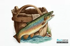 Fishing clipart PNG Clipart Product Image 1
