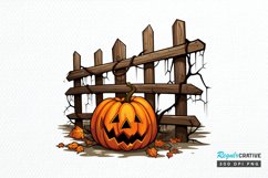 Big Watercolor Halloween PNG Clipart Product Image 1
