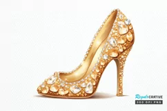 Birthday Queen Gold Sublimation PNG Clipart Product Image 1
