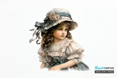 Victorian Little Girl PNG Clipart Product Image 1
