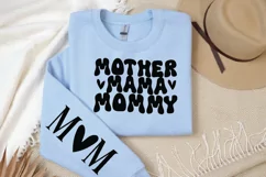 Mother Mama Mommy Mom Sleeve SVG,Motivational Mom Sleeve SVG Product Image 3