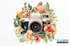 Floral Red Butterfly Couple PNG Clipart Product Image 1