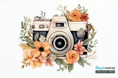 Floral Red Butterfly Couple PNG Clipart Product Image 1