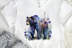 Watercolor Grizzly Bear PNG Clipart Product Image 2