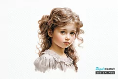 Victorian Little Girl PNG Clipart Product Image 1