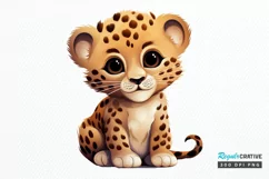 Cute Happy Baby Animal Sublimation PNG Clipart Product Image 1