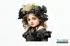 Victorian Little Girl PNG Clipart Product Image 1
