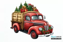 Christmas Truck PNG Clipart Product Image 1