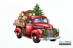 Christmas Truck PNG Clipart Product Image 1