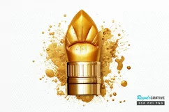 Birthday Queen Gold Sublimation PNG Clipart Product Image 1