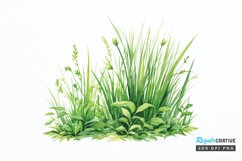Grass Watercolor Sublimation PNG Clipart Product Image 1
