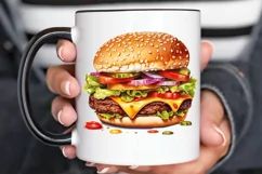 Big Hamburgers Sublimation PNG Clipart Product Image 2