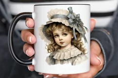 Victorian Little Girl PNG Clipart Product Image 2