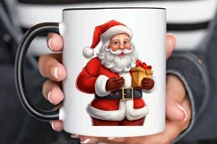 Watercolor Santa Claus PNG Clipart Product Image 2