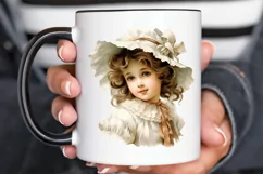 Victorian Little Girl PNG Clipart Product Image 2