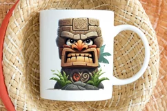 Stone Tiki God Sublimation PNG Clipart Product Image 2