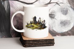 Big Watercolor Halloween PNG Clipart Product Image 2