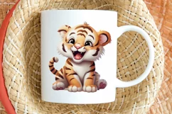 Cute Happy Baby Animal Sublimation PNG Clipart Product Image 2