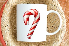 Cute Christmas Watercolor PNG Clipart Product Image 2