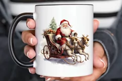 Watercolor Santa Claus PNG Clipart Product Image 2