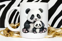 Baby Pandas Sublimation PNG Clipart Product Image 2
