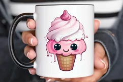 Artistic Drawing Kawaii Ice Cream PNG Clipart Product Image 2