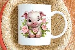 Cute Happy Baby Animal Sublimation PNG Clipart Product Image 2