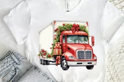 Christmas Truck PNG Clipart Product Image 2