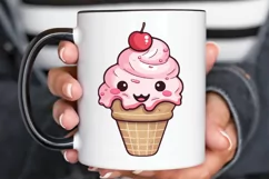 Artistic Drawing Kawaii Ice Cream PNG Clipart Product Image 2