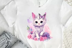 Fairy Cat Sublimation PNG Clipart Product Image 2