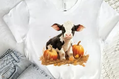 Baby Cow For Halloween Sublimation PNG Clipart Product Image 2