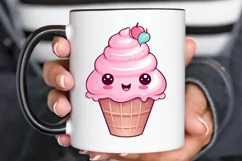 Artistic Drawing Kawaii Ice Cream PNG Clipart Product Image 2