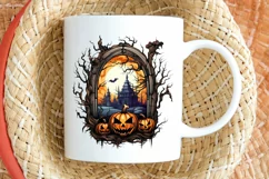 Haunted House Halloween PNG Clipart Product Image 2