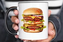 Big Hamburgers Sublimation PNG Clipart Product Image 2