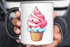 Artistic Drawing Kawaii Ice Cream PNG Clipart Product Image 3