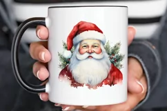 Watercolor Santa Claus PNG Clipart Product Image 2