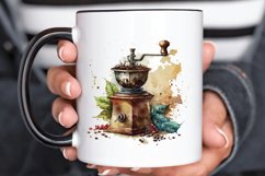 Watercolor Coffee Mill PNG Clipart Product Image 3