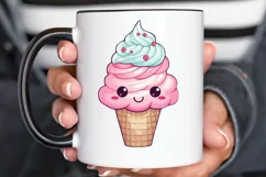 Artistic Drawing Kawaii Ice Cream PNG Clipart Product Image 3