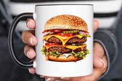 Big Hamburgers Sublimation PNG Clipart Product Image 2