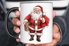 Watercolor Santa Claus PNG Clipart Product Image 2