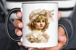 Victorian Little Girl PNG Clipart Product Image 2