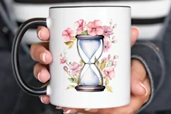 Hourglass Flower Watercolor PNG Clipart Product Image 2